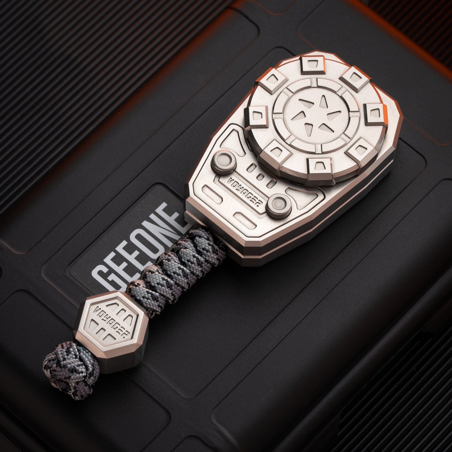 Ryan EDC 只禁优惠代码 Voyager Mechanical Slider Stonewashed Titanium