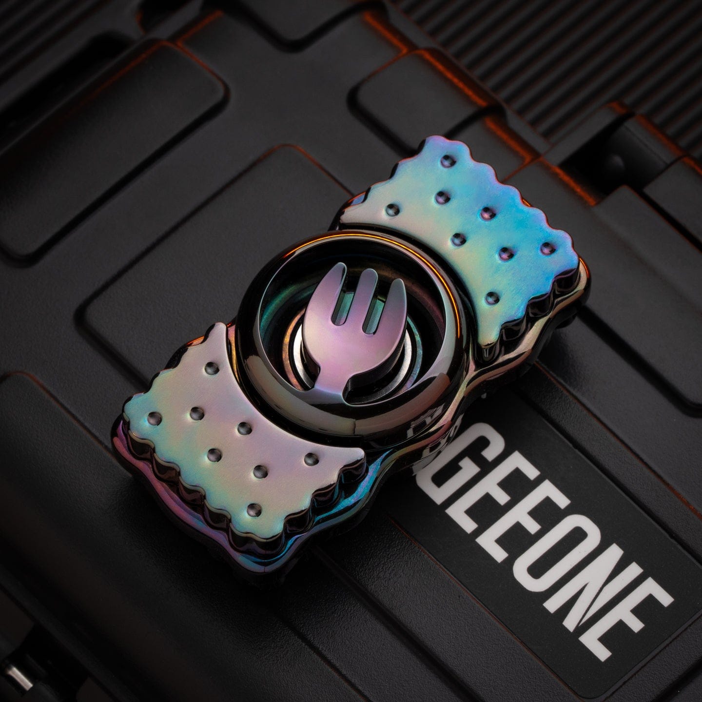 SAO EDC 只禁优惠代码 Biscuit Spinner Oil Slick Zirconium