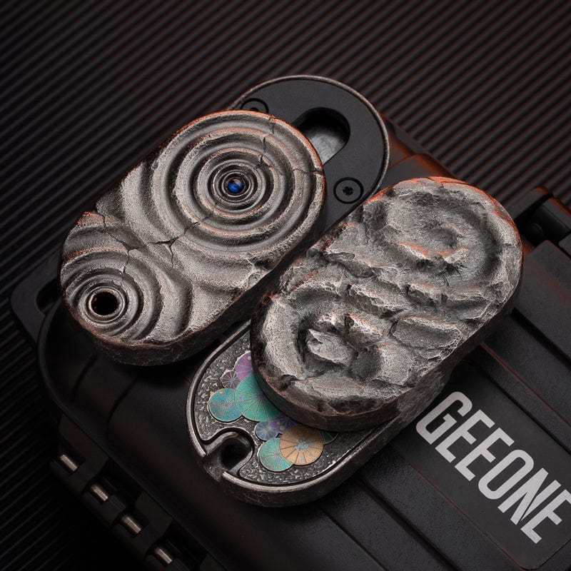 SEKI Fidget Slider Ripple2.0-Rain Rain / Stone pattern Stainless Steel-oil paper umbrella plate