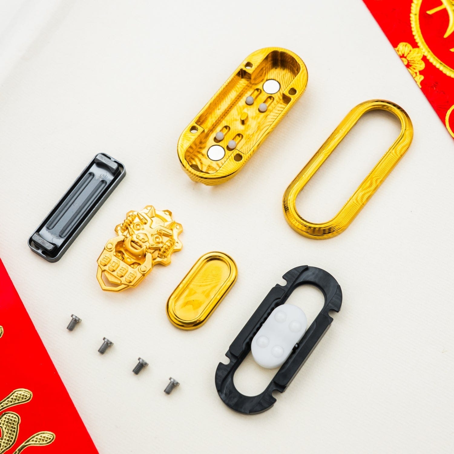 正規品WANWU Popping (Cyber Jiaotu) フィジェットトイ WANWU, POPPING (Cyber Jiaotu), Fidget Slider, Metal fidget slider