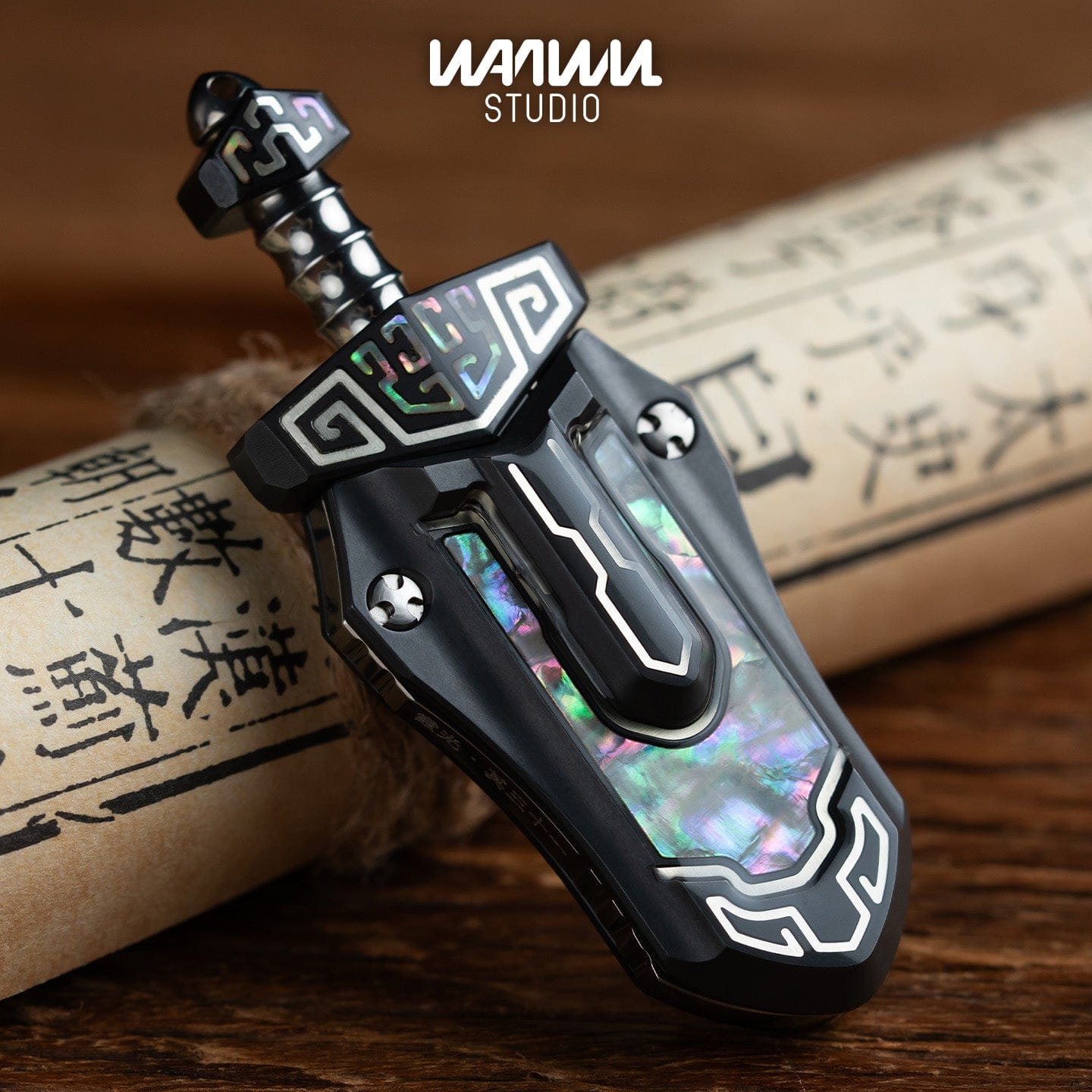 WANWU Taia Sword zirc EDC　正規品　ジルコニウム製 WANWU, Taia Sword, Fidget Slider