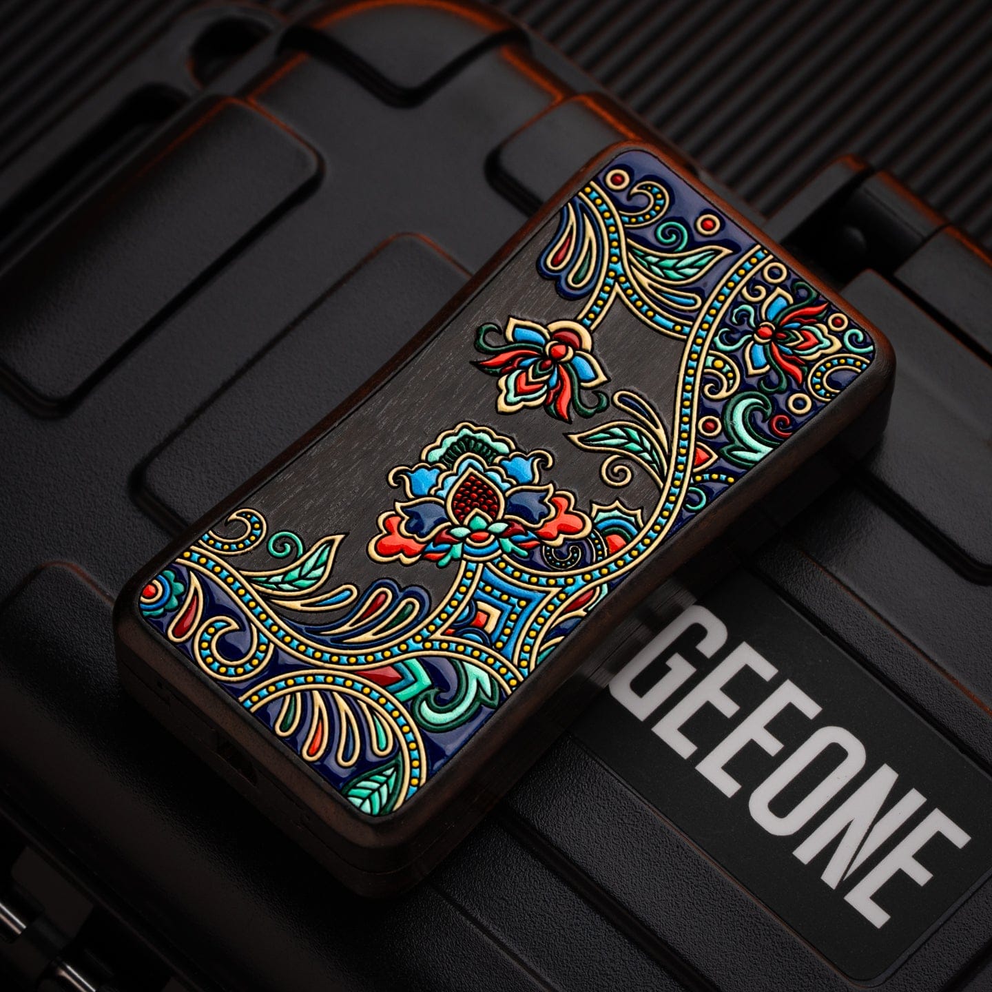 Wood&Flower 只禁优惠代码 Flower Slider (Rectangular) Ebony