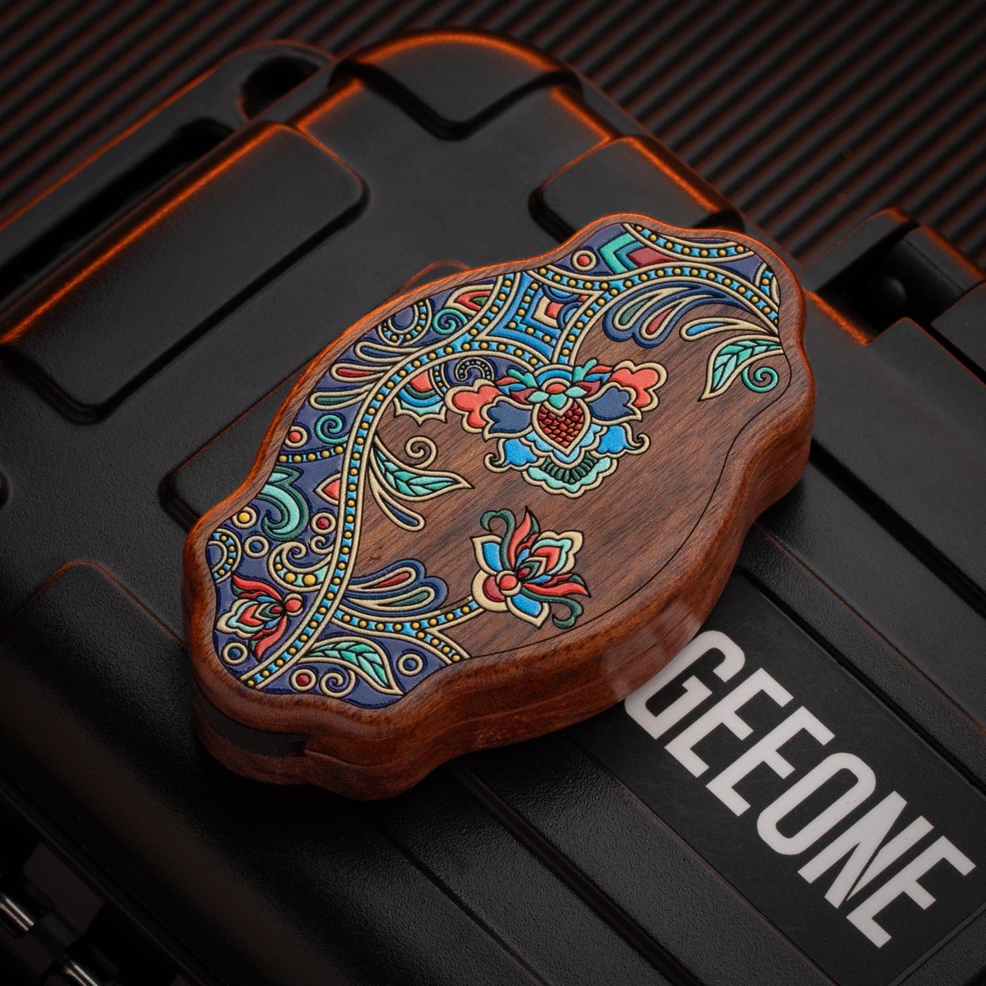 Wood&Flower Fidget Slider Flower Slider Rosewood-ruyi