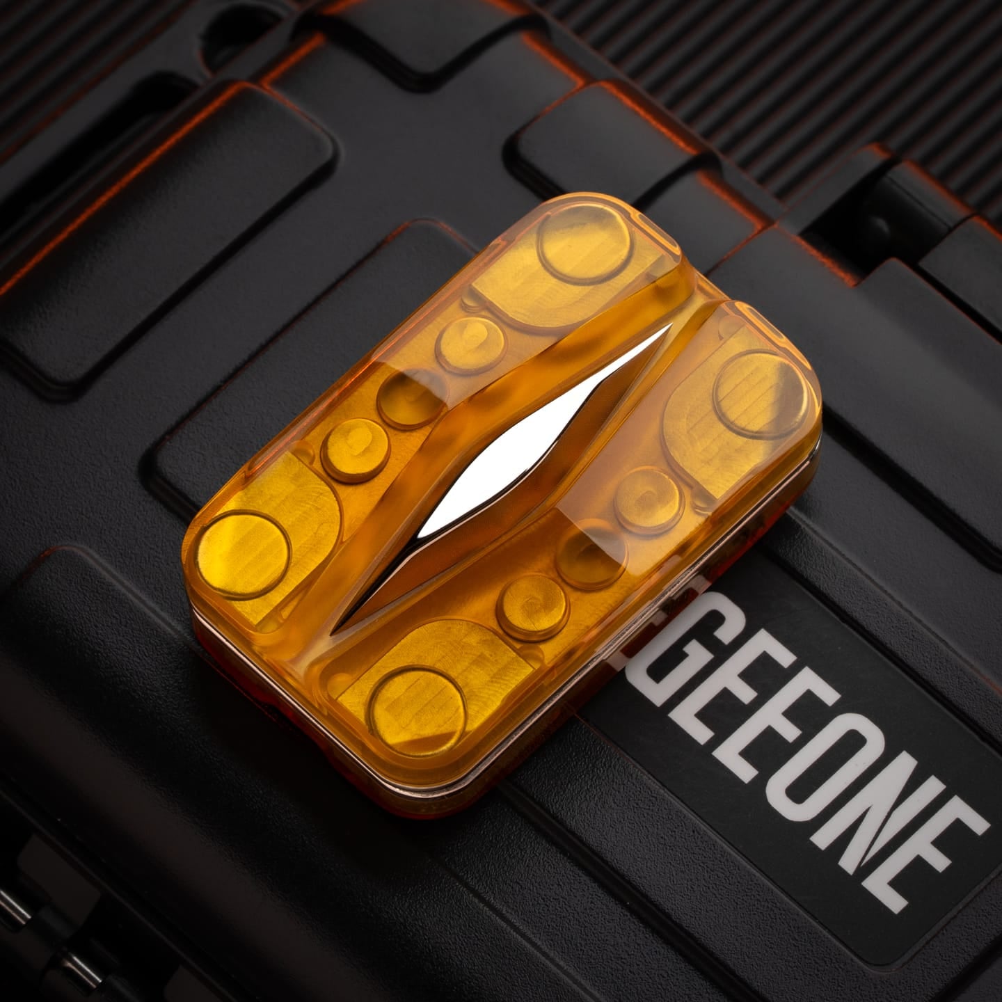 YC EDC Fidget Slider Mountain PEI+Stainless Steel
