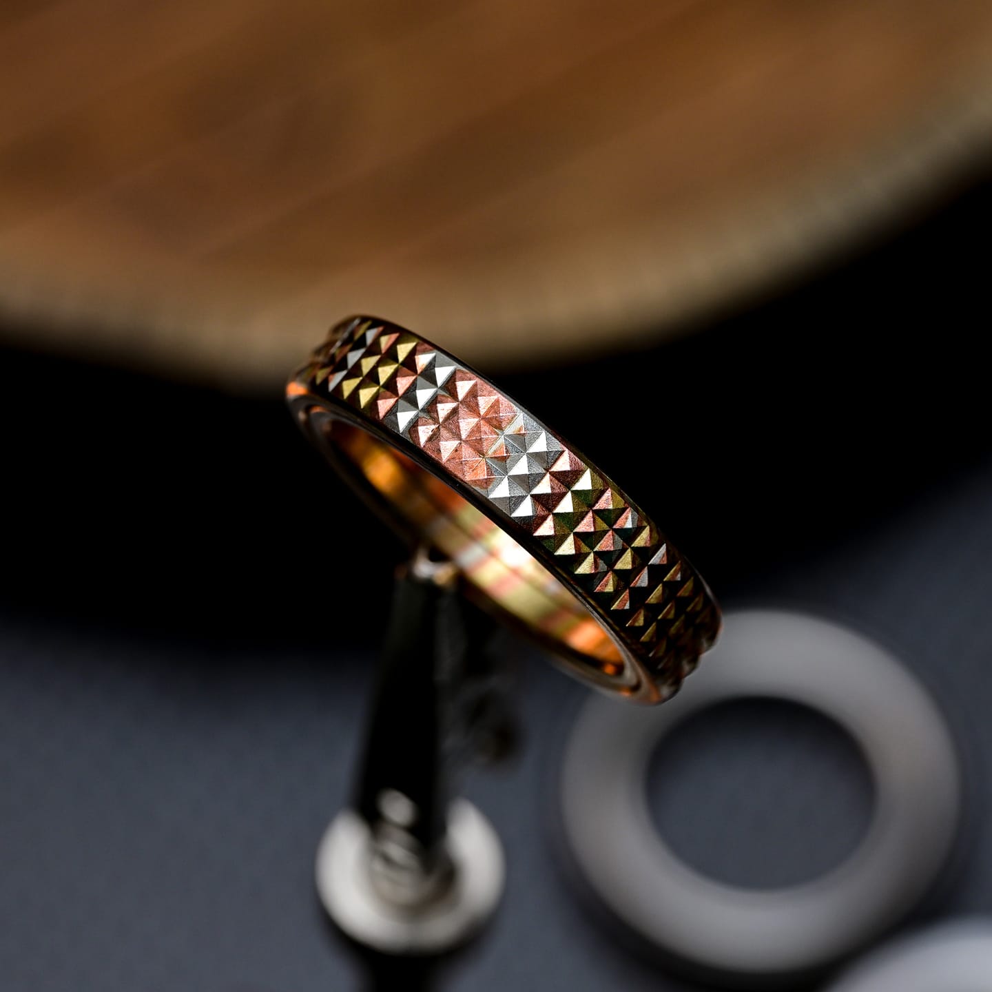 YEDC 只禁优惠代码 Pig Ring-Paris on Your Finger Mokume / Size #16