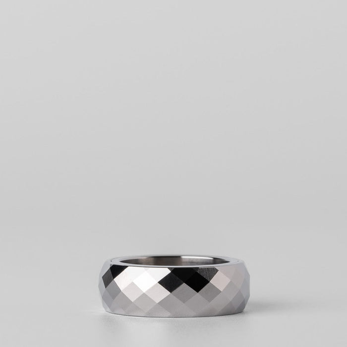 YEDC, Pig Ring (silver diamond), Fidget Ring