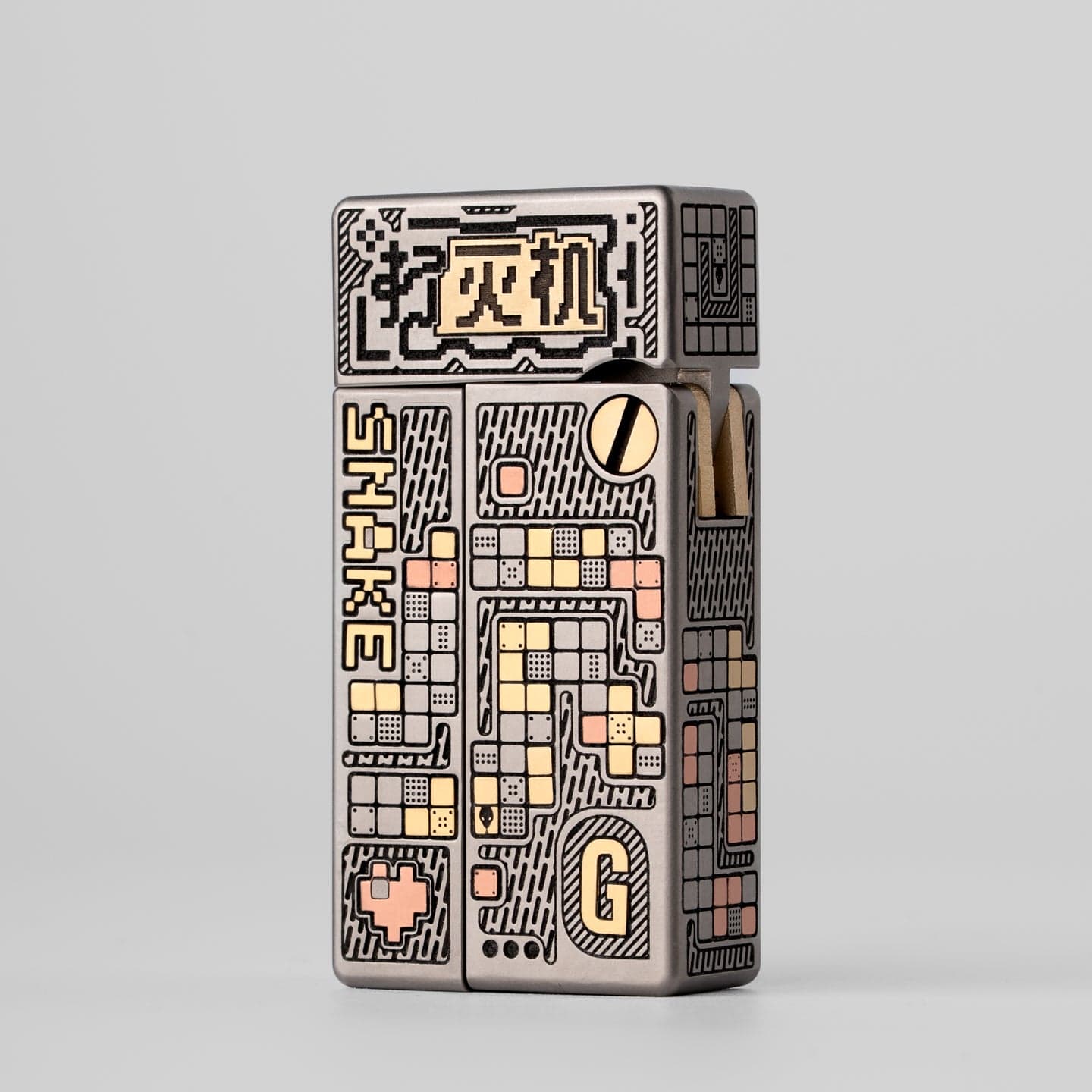 YOLO STUDIO 只禁优惠代码 NO FIRE (Engraving version) Titanium engraving