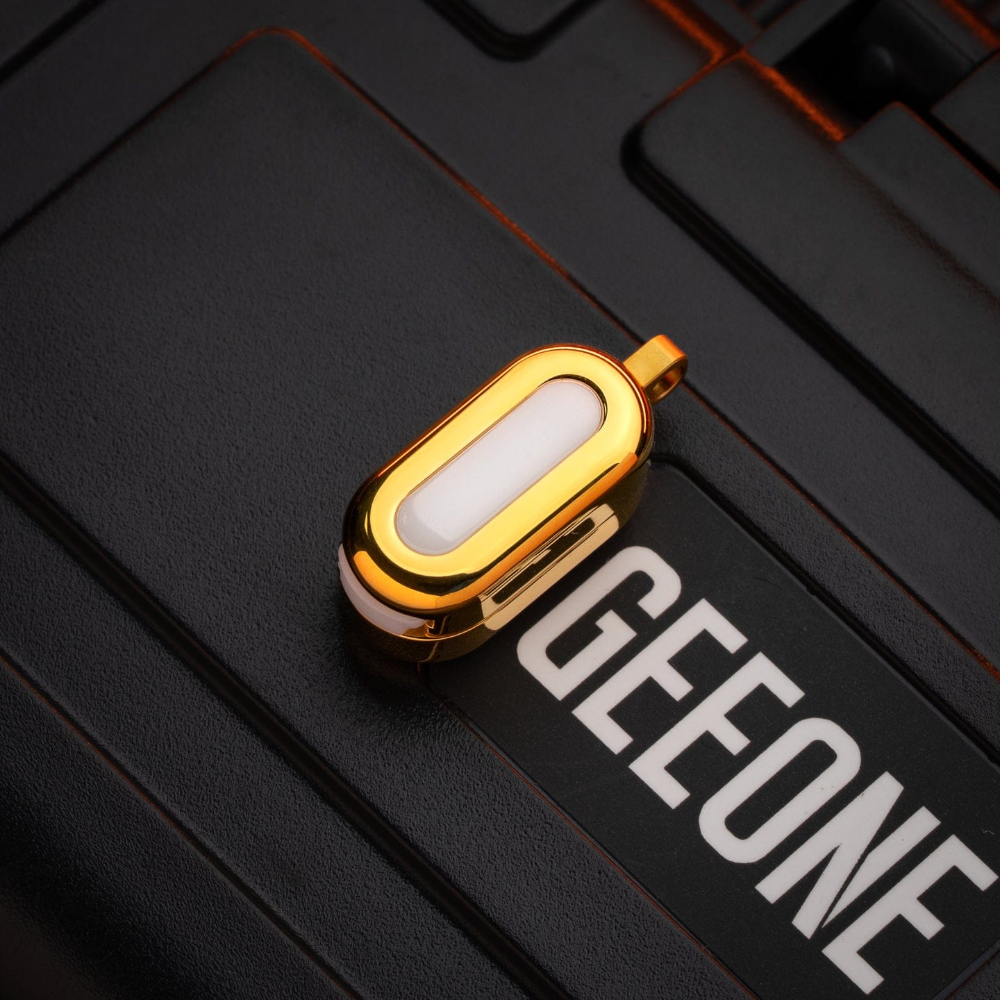 ZZ EDC 只禁优惠代码 Bean Z Titanium gold+Synthetic jade