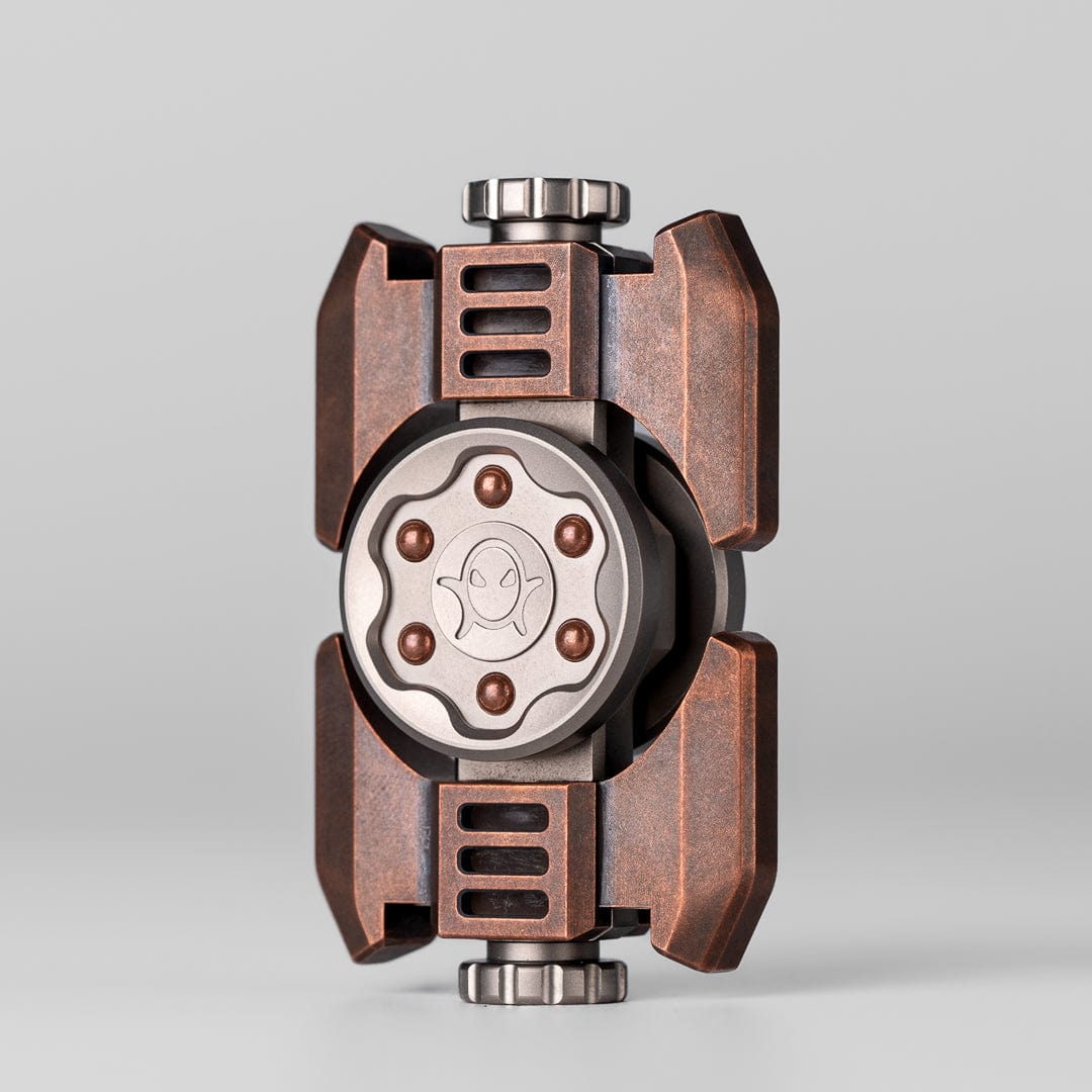 B&M Fidget Spinner POLEAXE Copper + Titanium