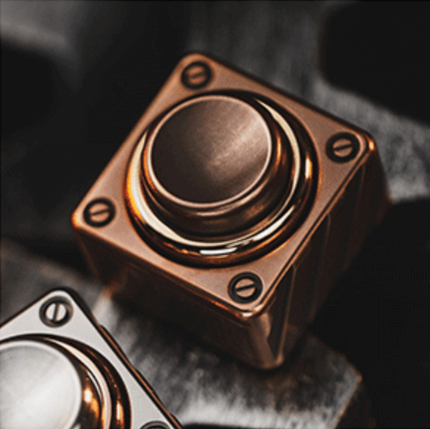 WANWU Fidget Spinner DECISION COMMANDER Copper/Brass